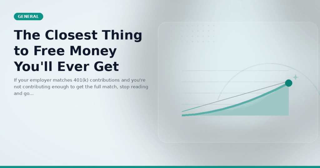 The Closest Thing to Free Money You'll Ever Get