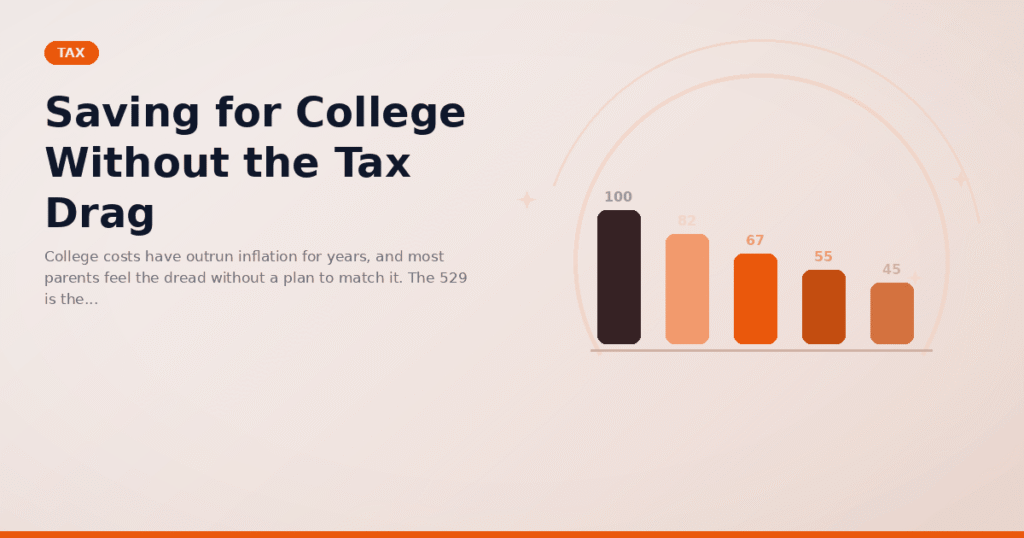 Saving for College Without the Tax Drag