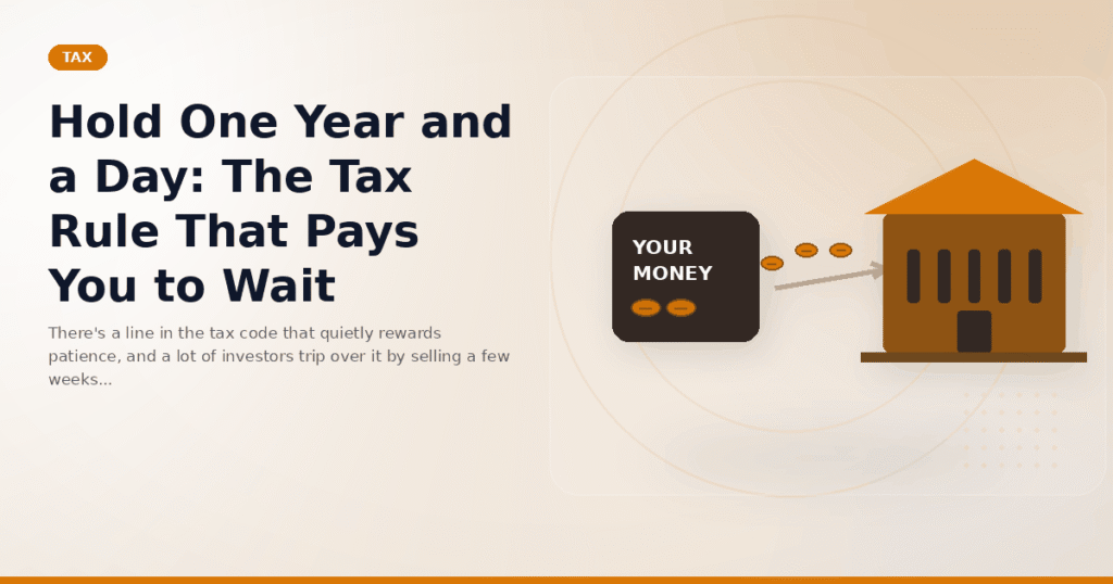 Hold One Year and a Day: The Tax Rule That Pays You to Wait