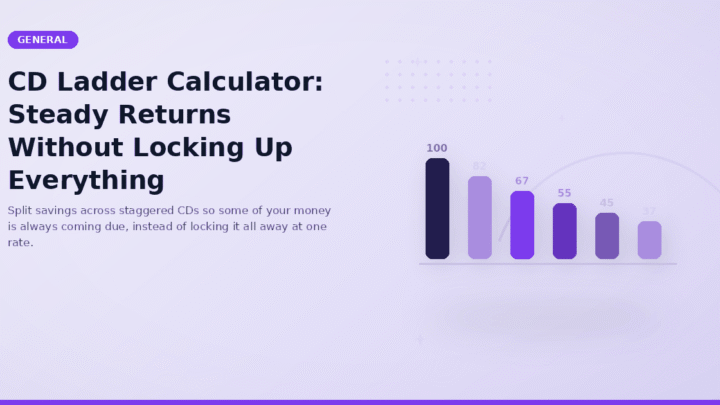 CD Ladder Calculator: Steady Returns Without Locking Up Everything
