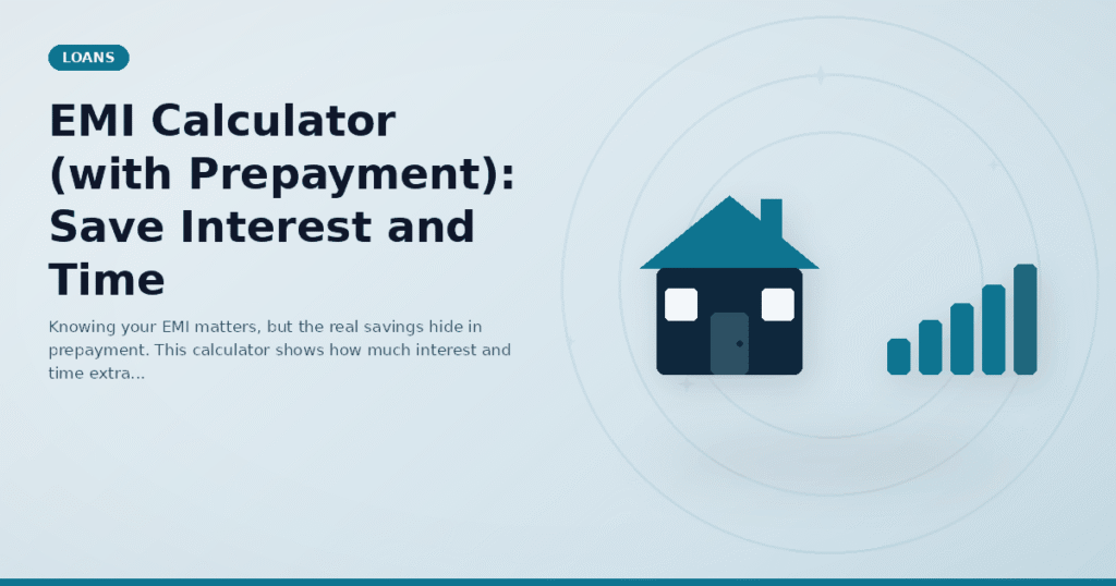 EMI Calculator (with Prepayment): Save Interest and Time