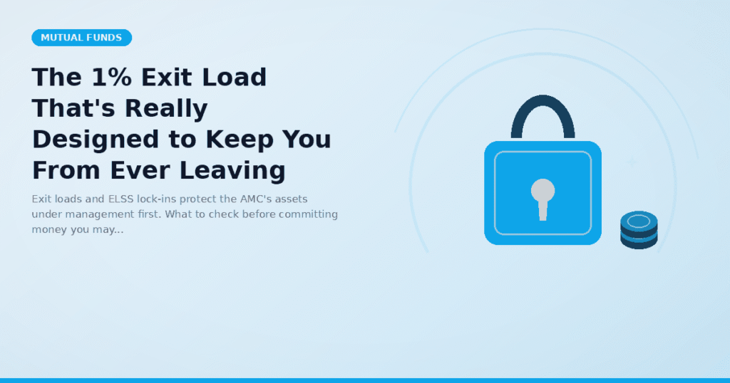 The 1% Exit Load That's Really Designed to Keep You From Ever Leaving