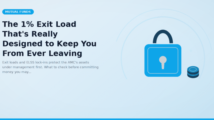 The 1% Exit Load That's Really Designed to Keep You From Ever Leaving
