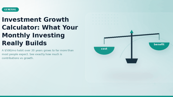 Investment Growth Calculator: What Your Monthly Investing Really Builds