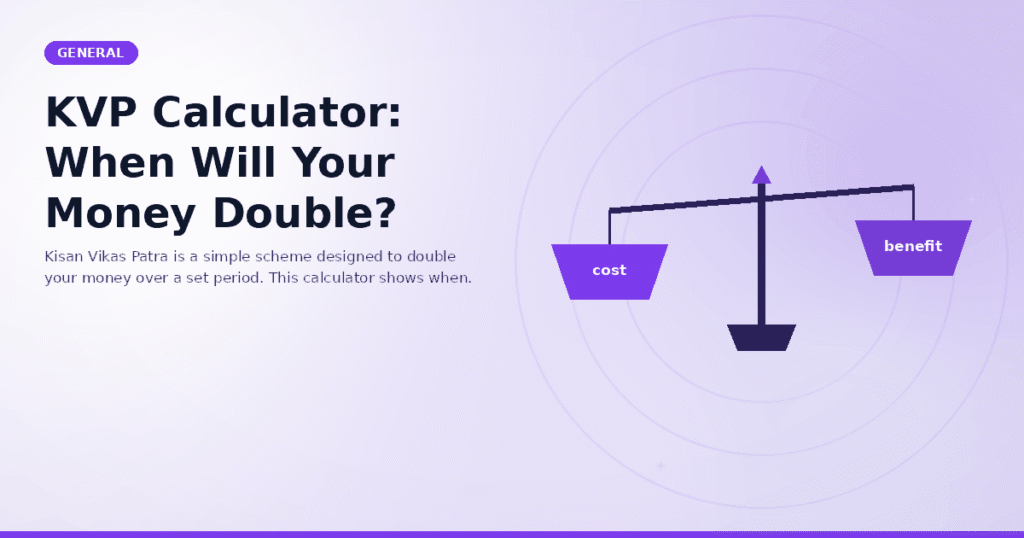 KVP Calculator: When Will Your Money Double?