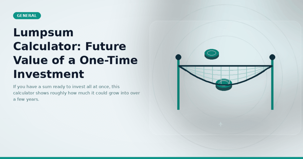 Lumpsum Calculator: Future Value of a One-Time Investment