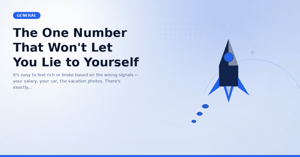 The One Number That Won't Let You Lie to Yourself