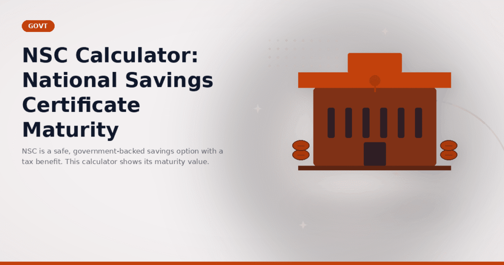 NSC Calculator: National Savings Certificate Maturity