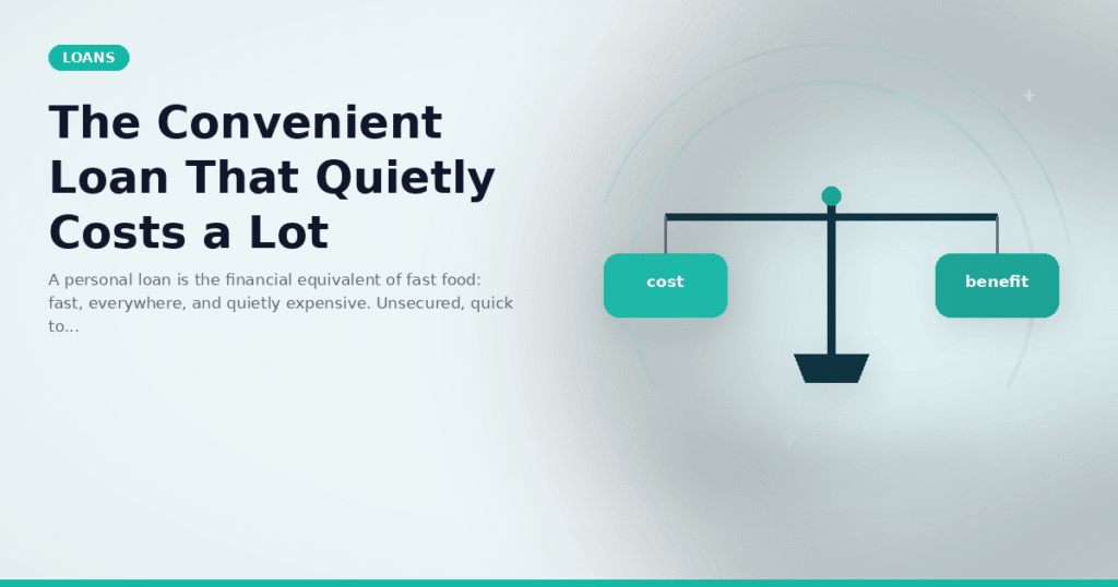 The Convenient Loan That Quietly Costs a Lot