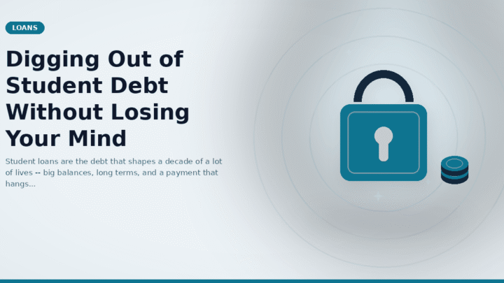Digging Out of Student Debt Without Losing Your Mind