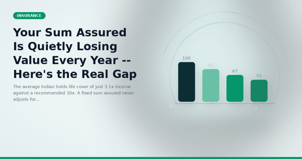 Your Sum Assured Is Quietly Losing Value Every Year -- Here's the Real Gap